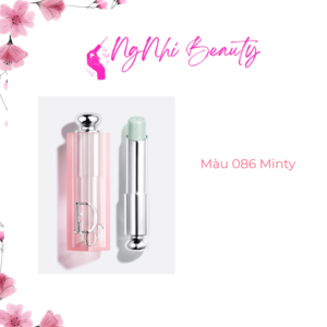 Son Dior Addict Lip Glow 086 Minty- Màu Xanh